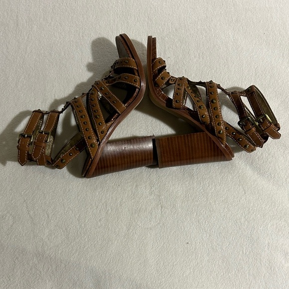 Sam Edelman women’s size 8.5 brown heeled strappy sandals. - Picture 6 of 9
